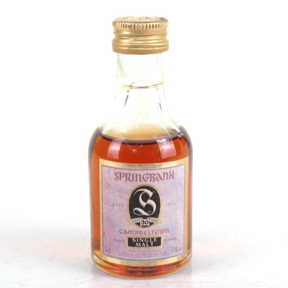 Springbank 30 Year Old 1990s Miniature 5cl