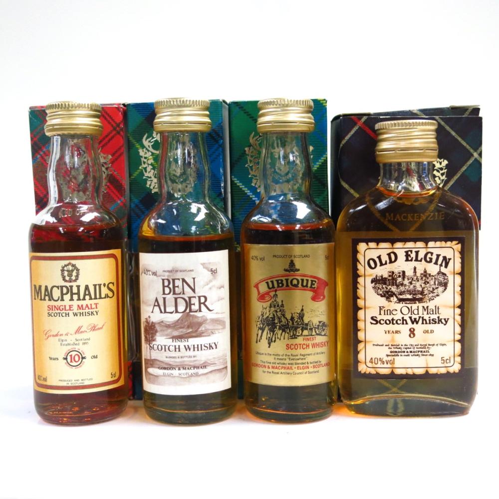 Gordon And MacPhail Miniature Selection 4 x 5cl