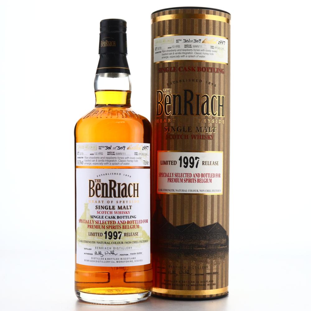 Benriach 1997 Single Virgin Oak Cask 13 Year Old #3279 / Premium Spirits Belgium