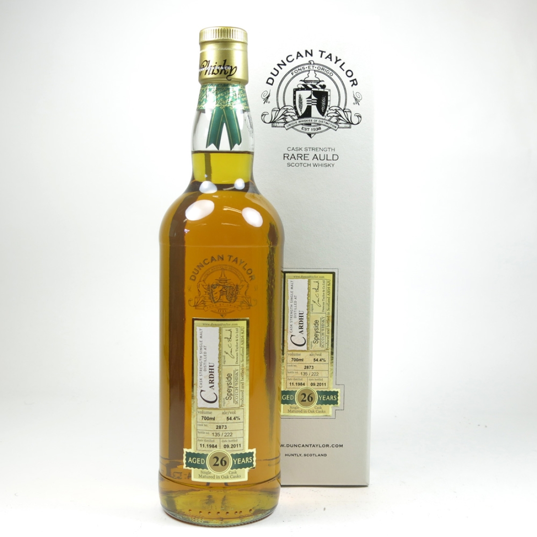 Cardhu 1984 Duncan Taylor 26 Year Old