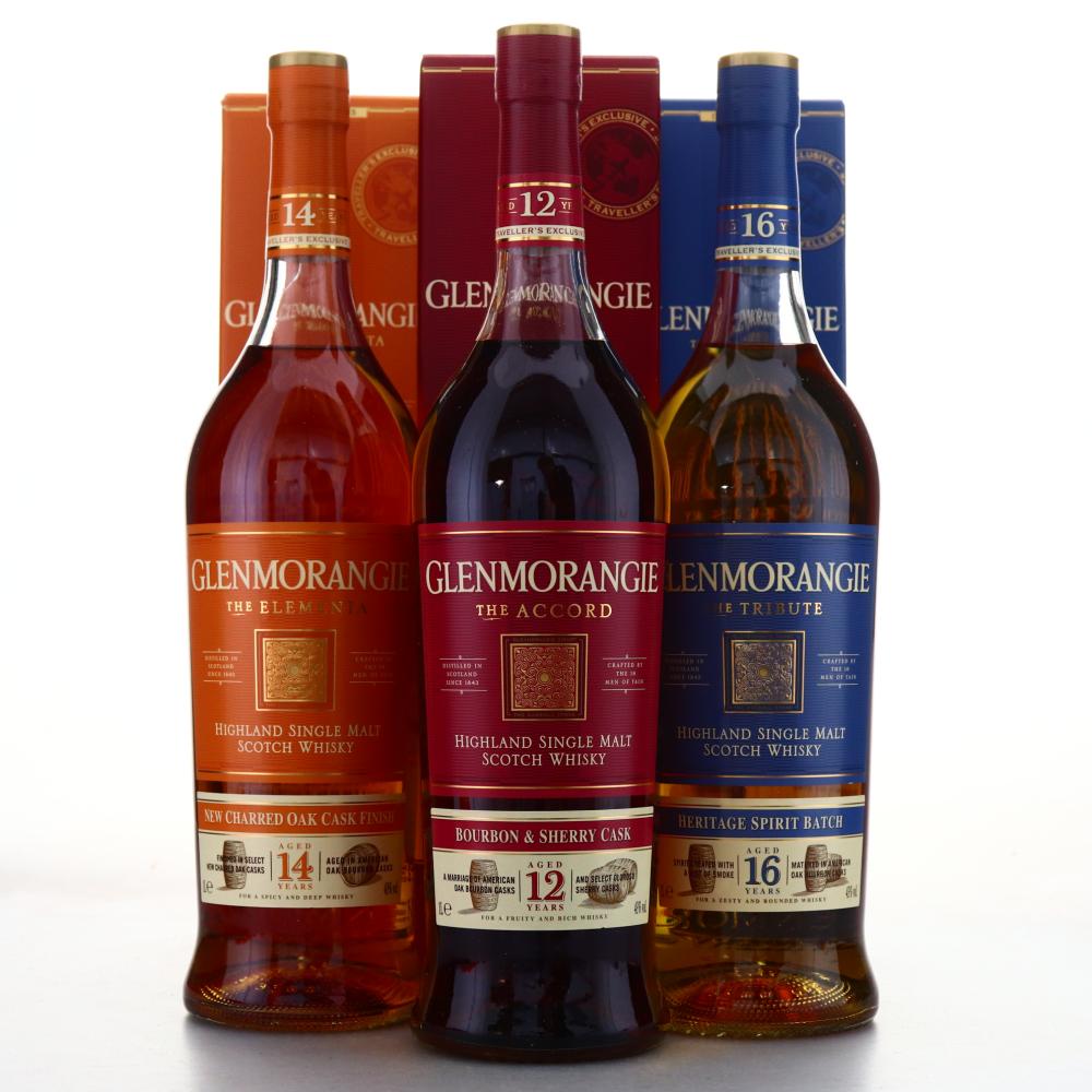 Glenmorangie The Accord, Elementa, Tribute 3 x 1 Litre