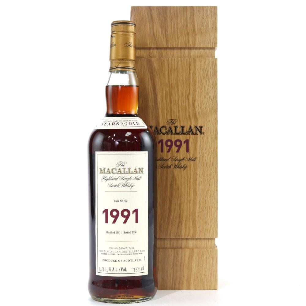 Macallan 1991 Fine and Rare 25 Year Old
