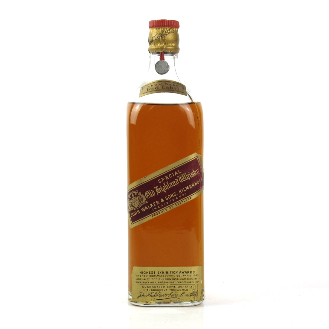 Johnnie Walker Red Label / Pre-1934