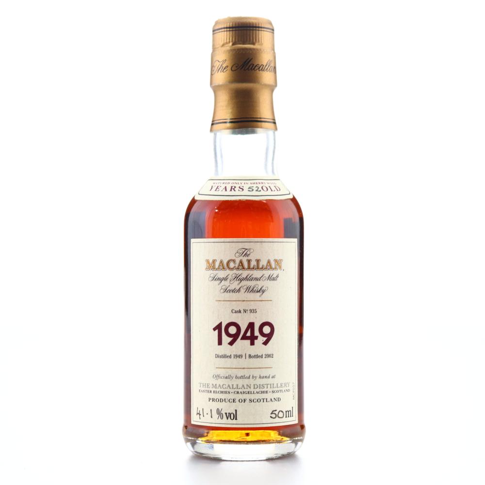 Macallan 1949 Fine and Rare 52 Year Old #935 Miniature