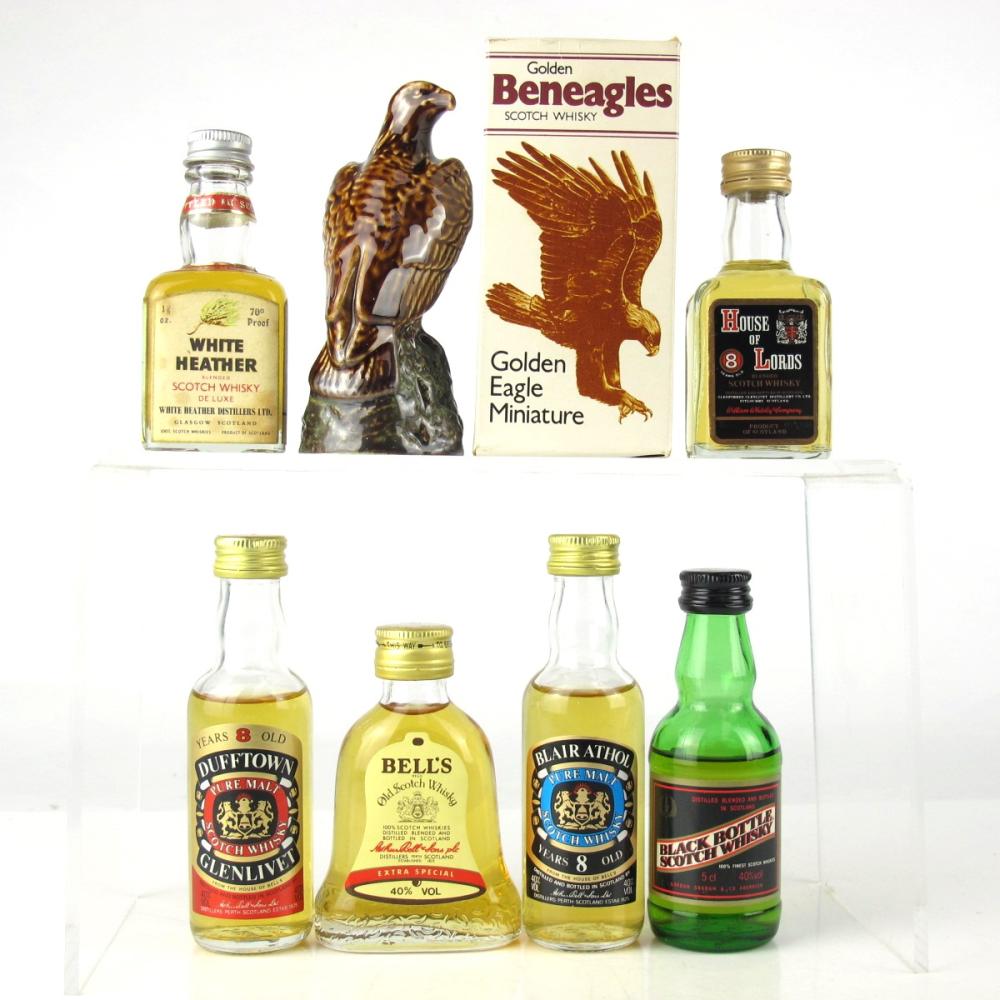 Miscellaneous Whisky Miniatures Selection 7 x 5cl