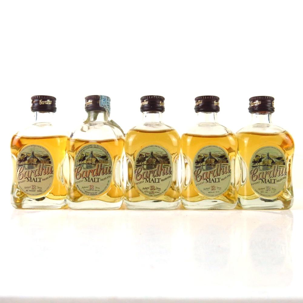 Cardhu 12 Year Old Miniature Selection 5 x 5cl
