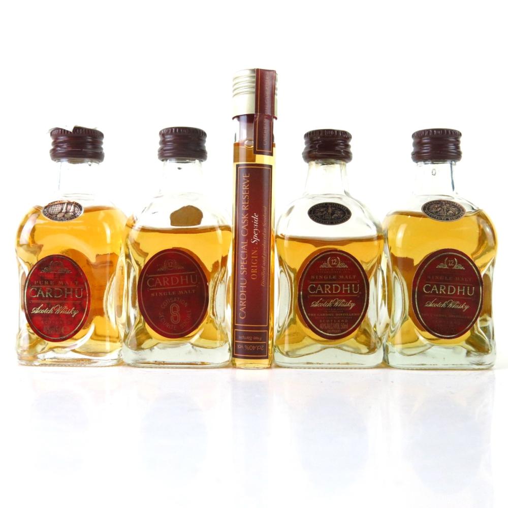 Cardhu 12 Year Old Miniature Selection 4 x 5cl / Including 2cl Cask Reserve Sample
