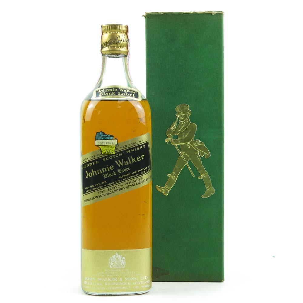 Johnnie Walker Black Label 1950s/60s / US Import