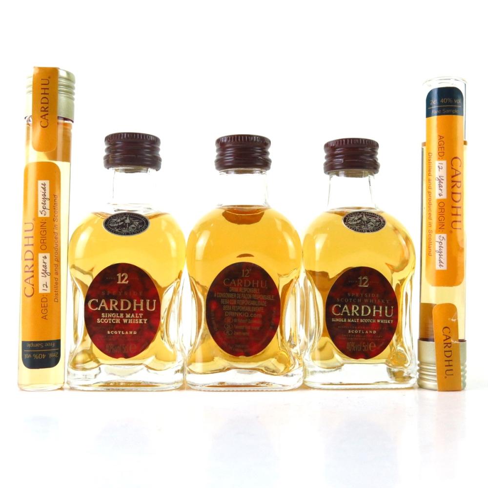 Cardhu 12 Year Old Miniature Selection 3 x 5cl / Including 2 x 2cl Samples