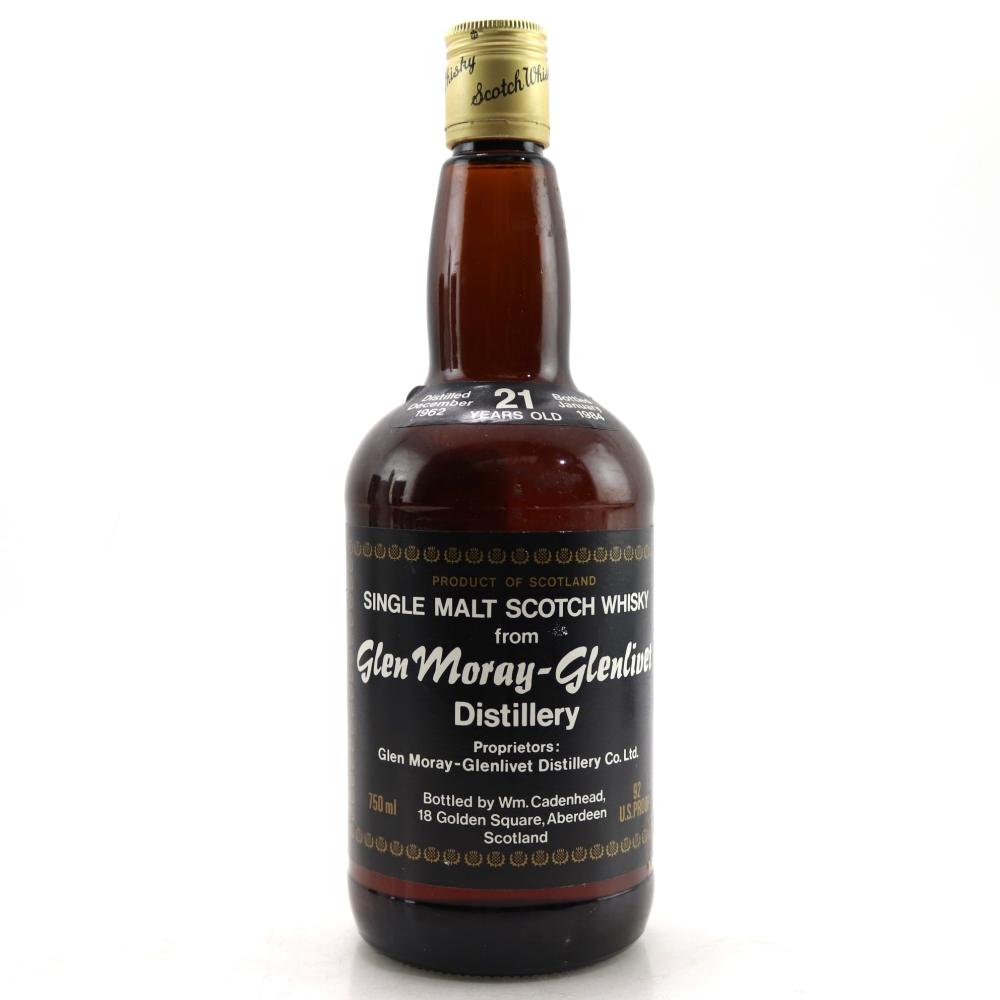 Glen Moray 1962 Cadenhead's 21 Year Old / US Import