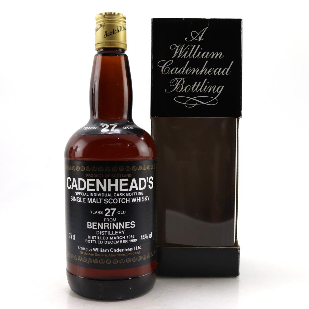 Benrinnes 1962 Cadenhead's 27 Year Old