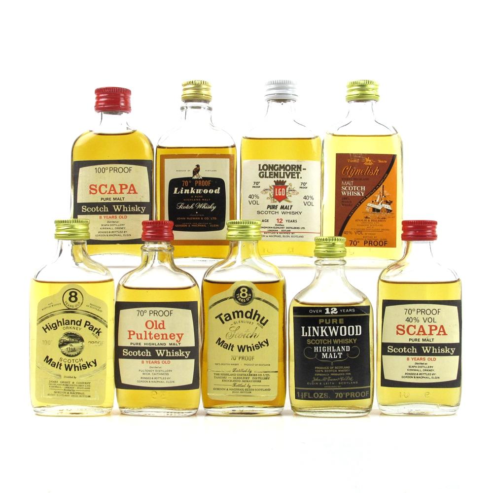 Gordon and MacPhail Miniature Collection Circa 1970s 9 x 5cl