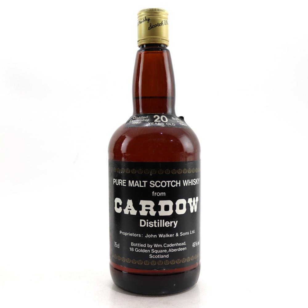 Cardow 1962 Cadenhead's 20 Year Old / Cardhu