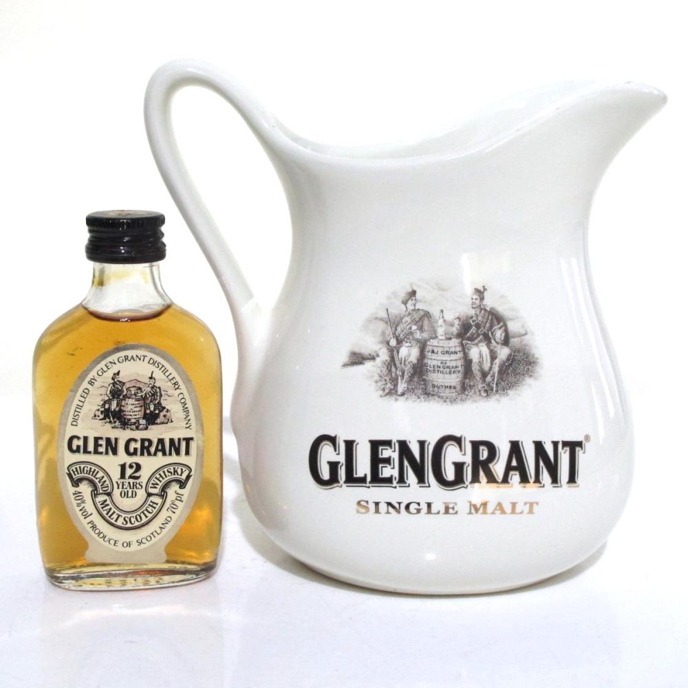 Glen Grant 12 Year Old 1970s Miniature and Water Jug