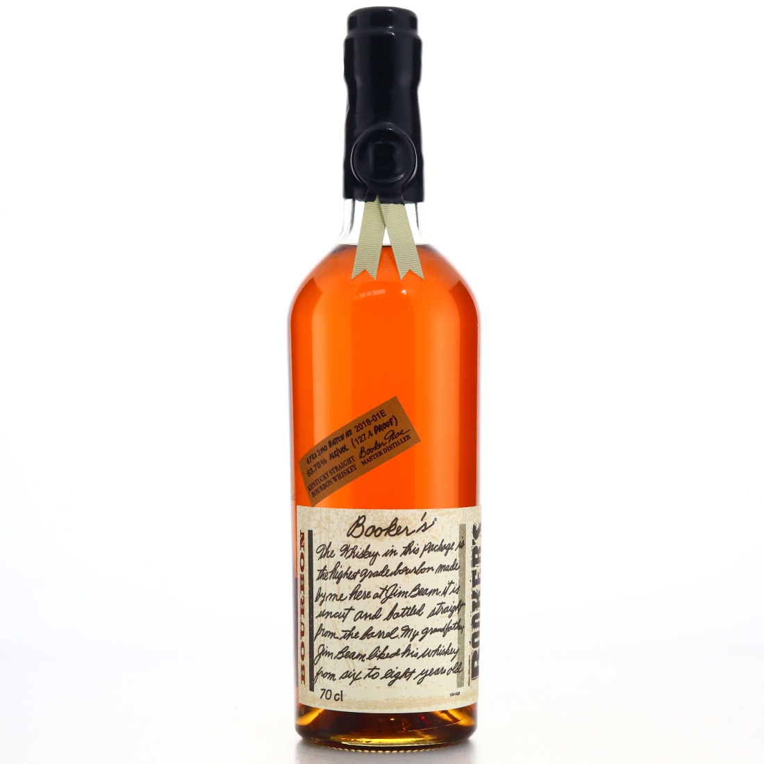 Booker's 6 Year Old Kentucky Straight Bourbon / 2018-01E