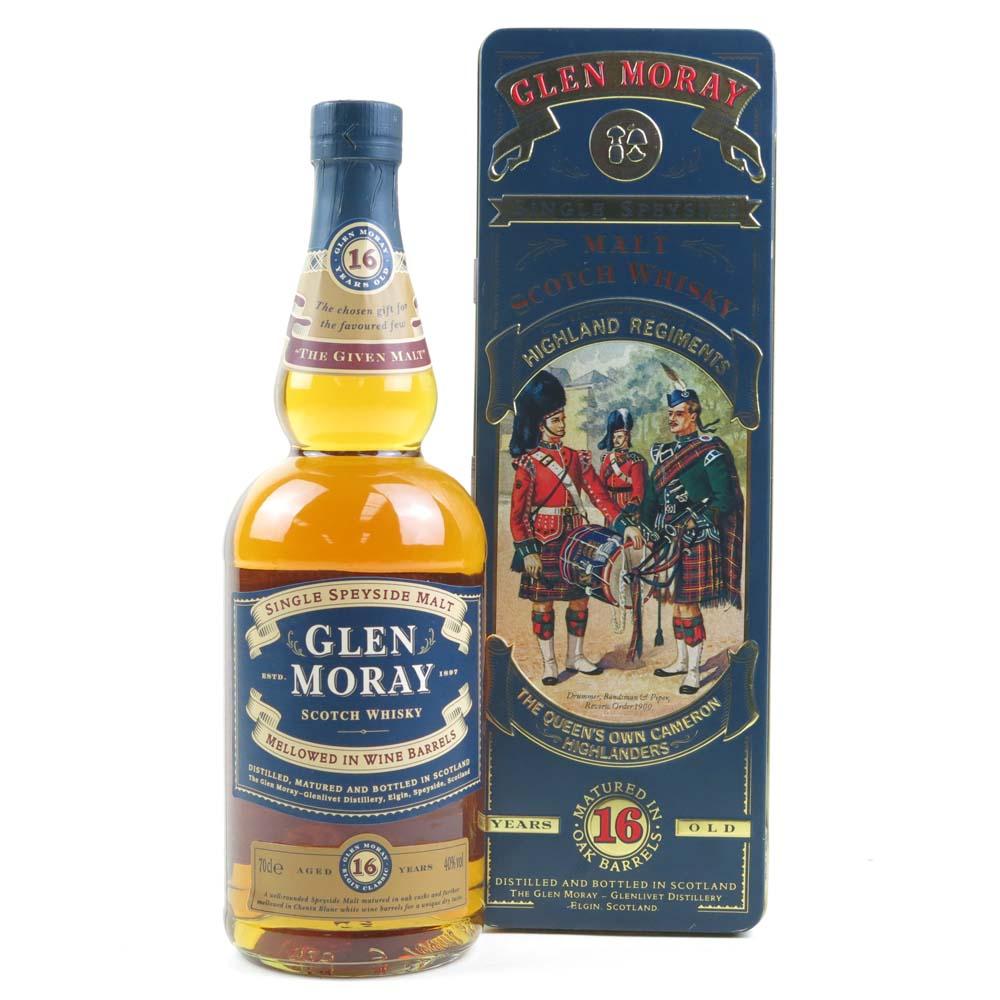 Glen Moray 16 Year Old Queen's Own Cameron Highlanders 
