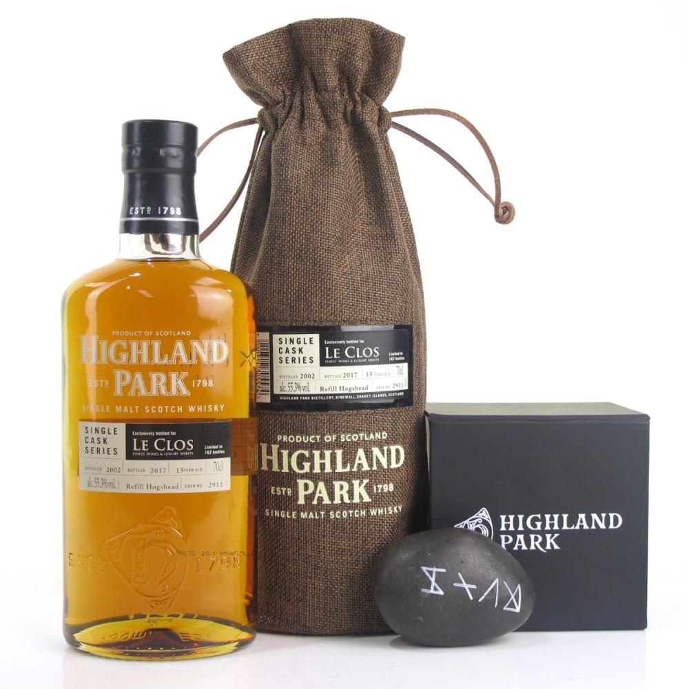 Highland Park 2002 Single Cask 15 Year Old #2911 / Le Clos