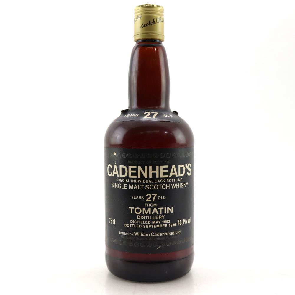 Tomatin 1962 Cadenhead's 27 Year Old