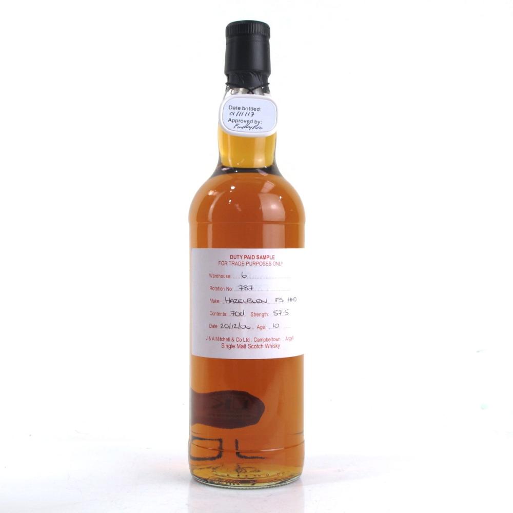 Hazelburn 2006 Duty Paid Sample 10 Year Old / Fresh Sherry Hogshead