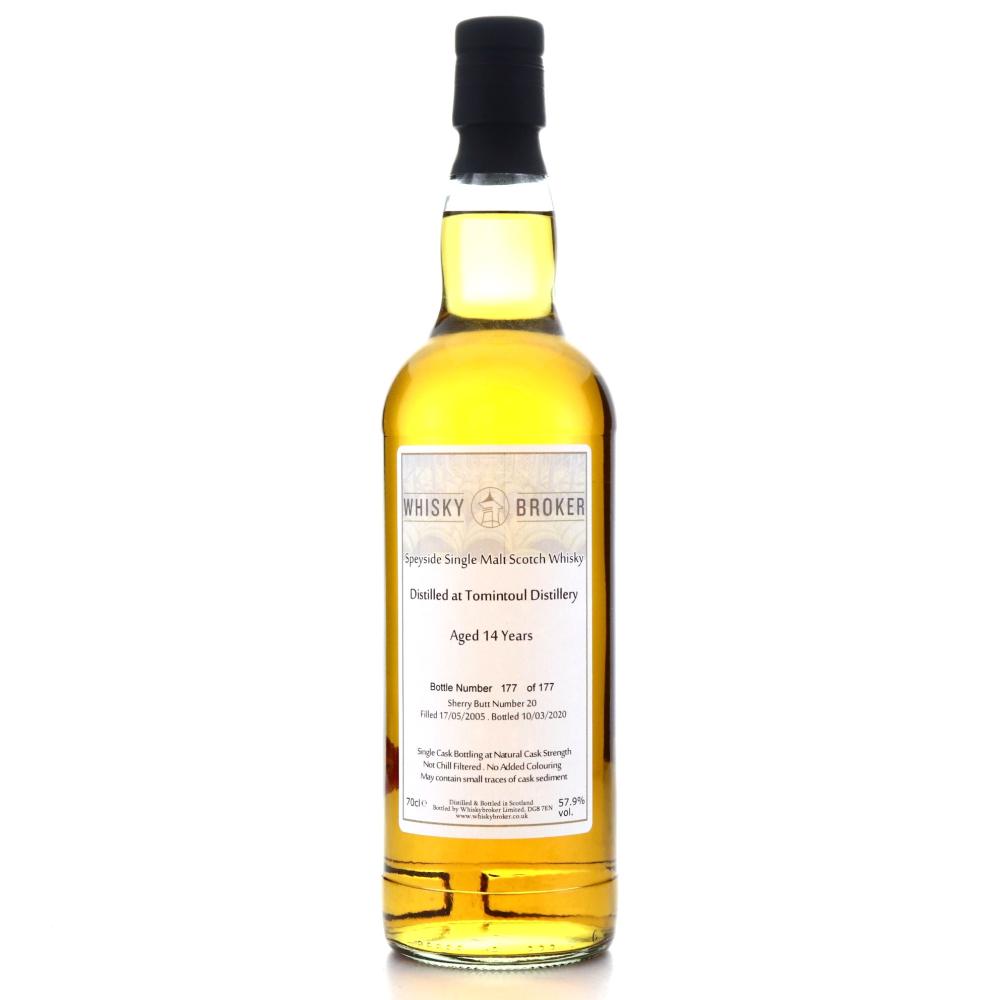 Tomintoul 2005 Whisky Broker 14 Year Old