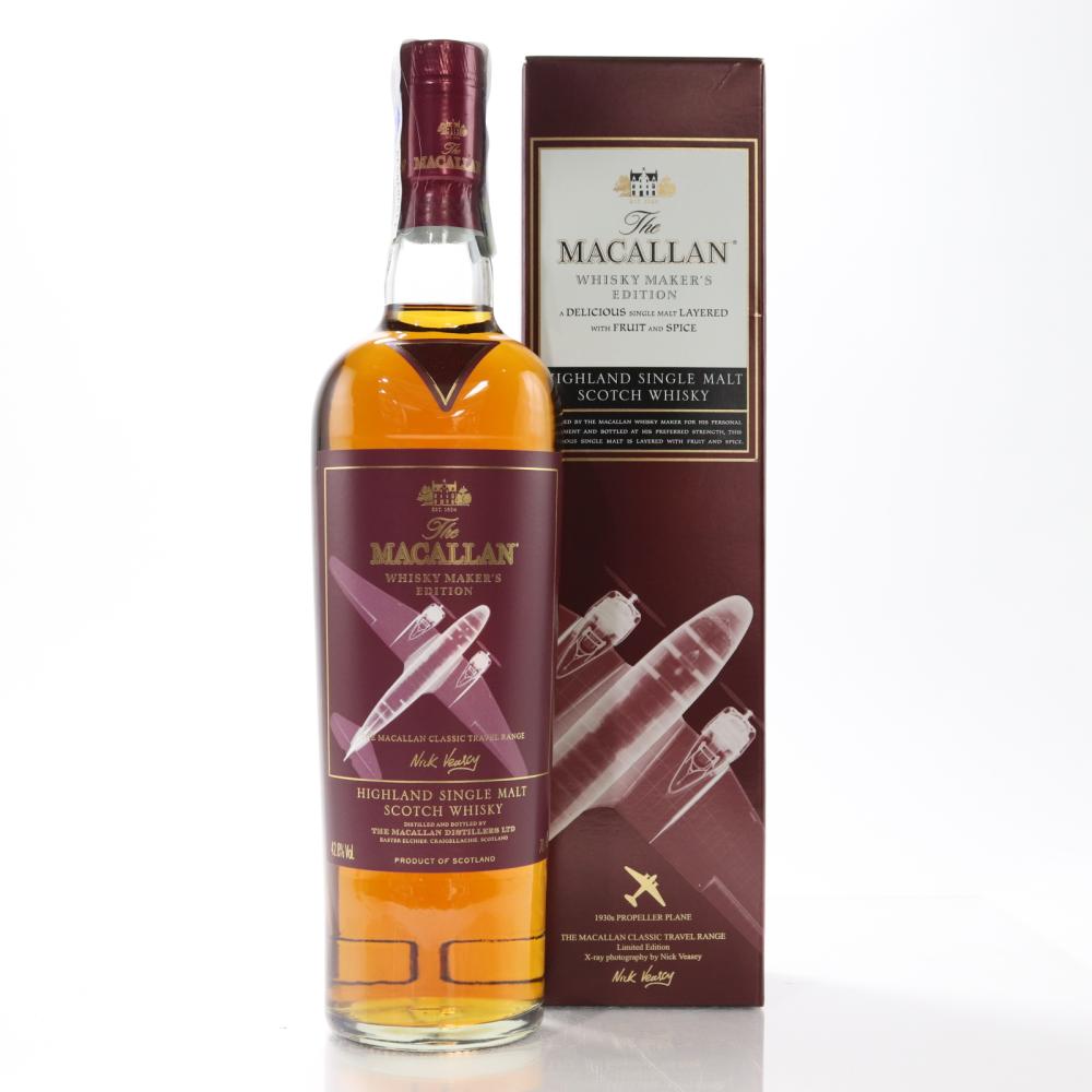 Macallan Whisky Maker's Edition 1930s Propeller Plane
