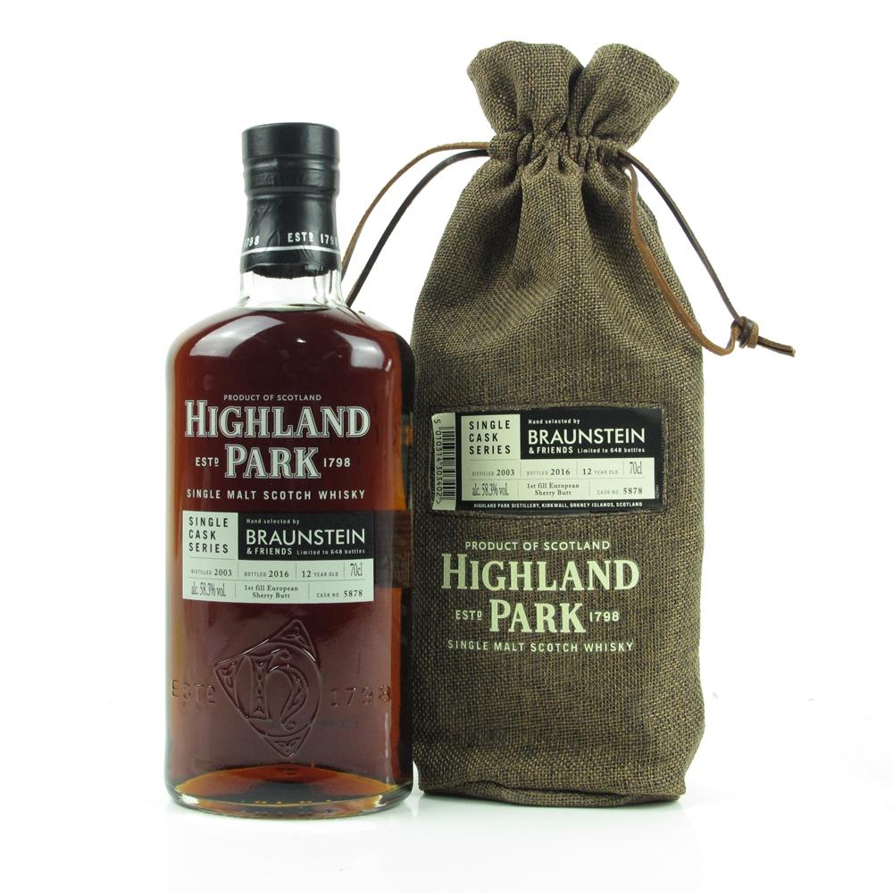 Highland Park 2003 Single Cask Series 12 Year Old / Braunstein & Friends