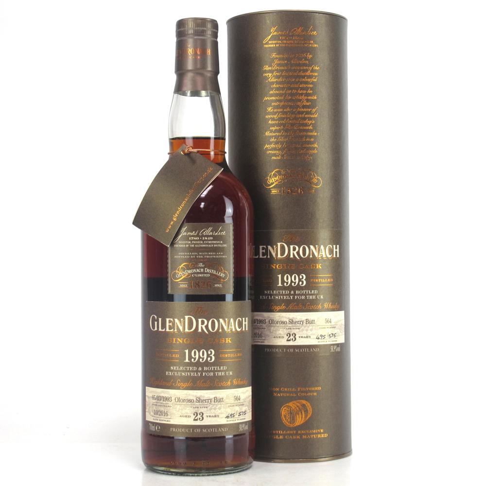 Glendronach 1993 Single Cask 23 Year Old #564 / UK Exclusive