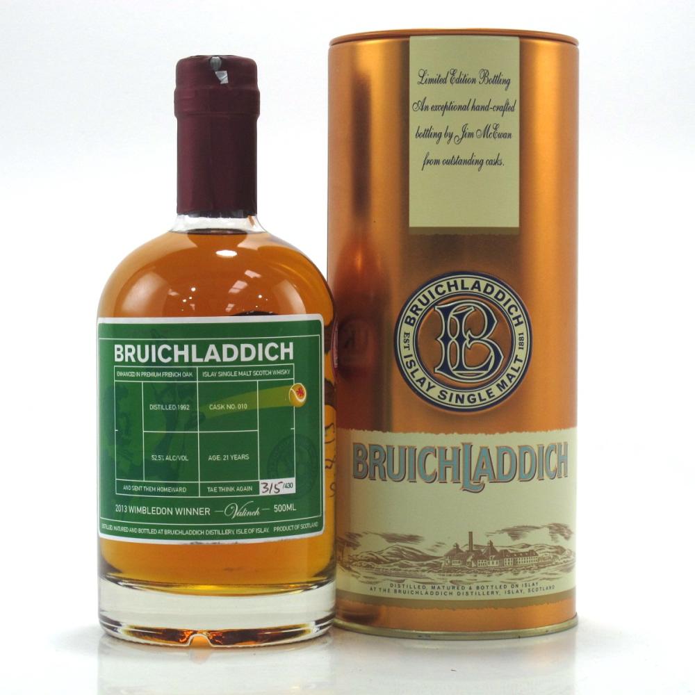 Bruichladdich 1992 Valinch / Wimbledon Winner 2013