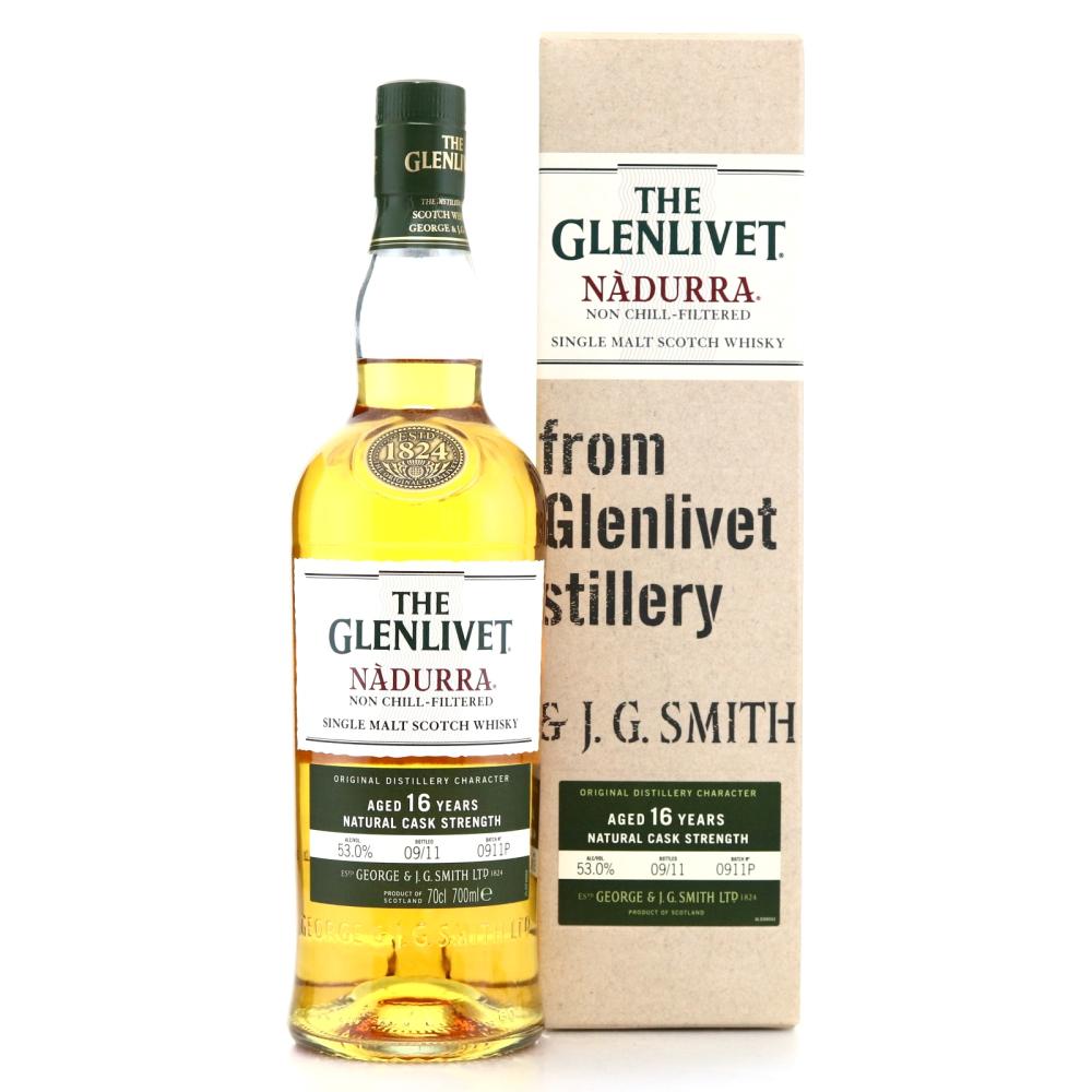 Glenlivet 16 Year Old Nàdurra Cask Strength Batch #0911P