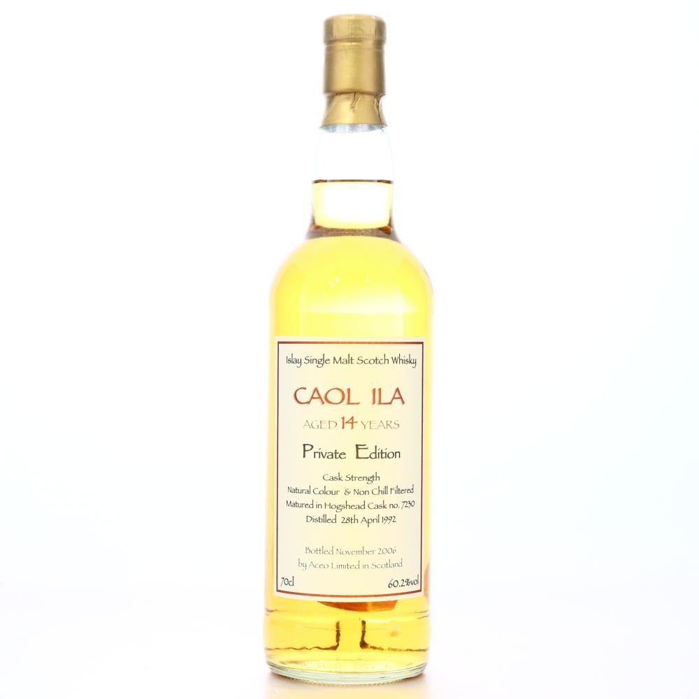 Caol Ila 1992 Aceo 14 Year Old Private Edition