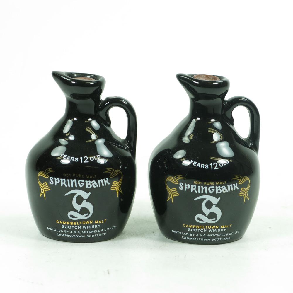 Springbank 12 Year Old Miniature Decanters 2 x 5cl