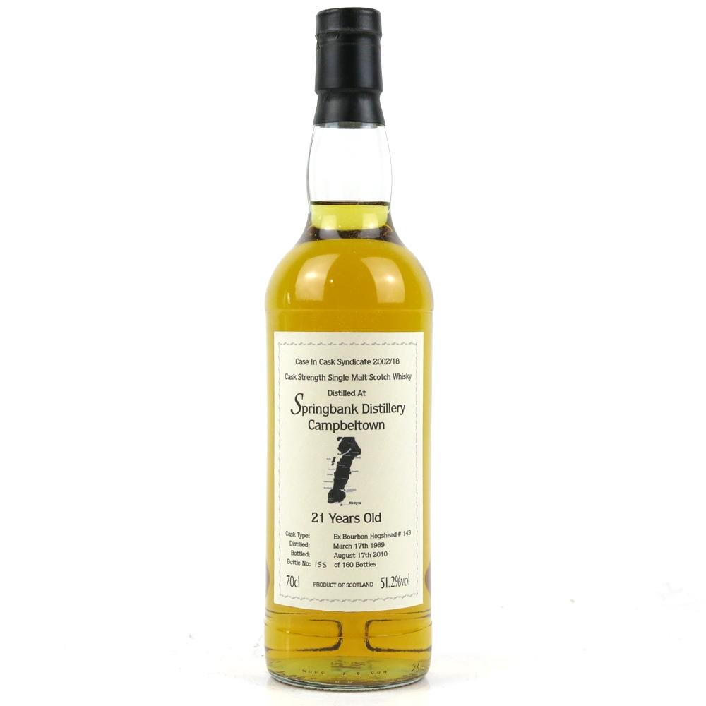 Springbank 1989 Private Cask 21 Year Old