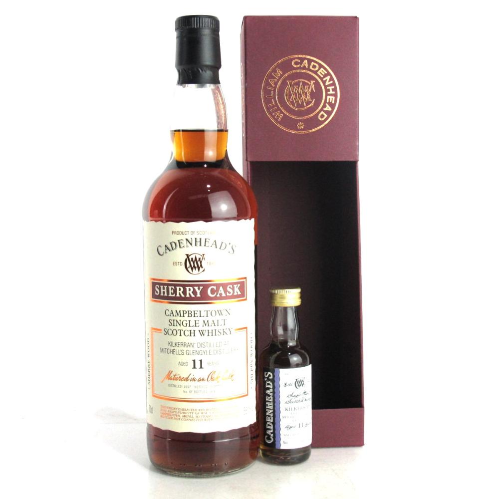 Kilkerran 2007 Cadenhead's 11 Year Old Sherry Cask / with Miniature 5cl
