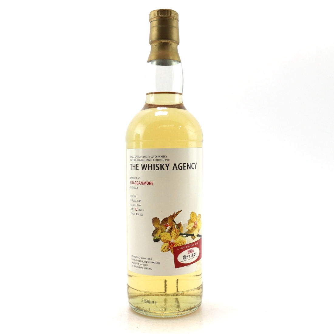 Cragganmore 1997 Whisky Agency 12 Year Old / Villa Konthor