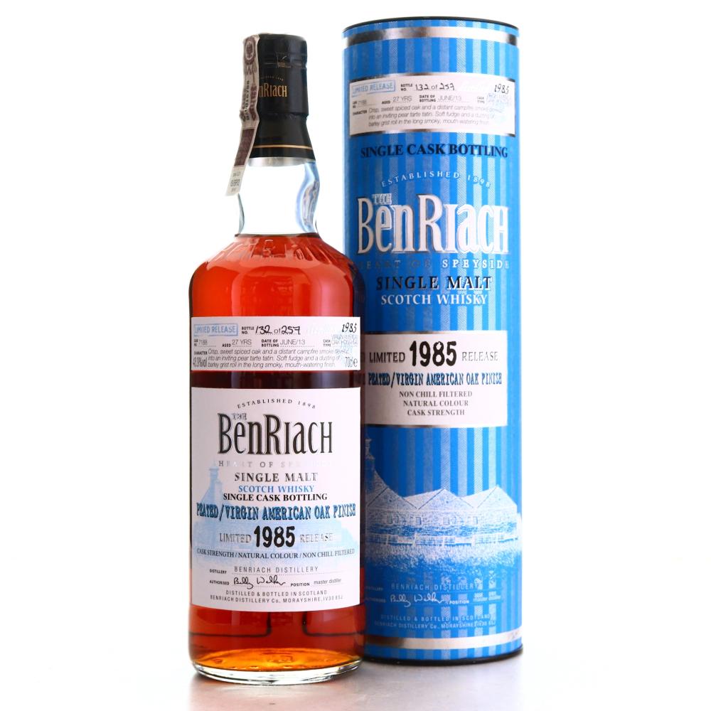 Benriach 1985 Peated Single Virgin Oak Cask 27 Year Old #7188