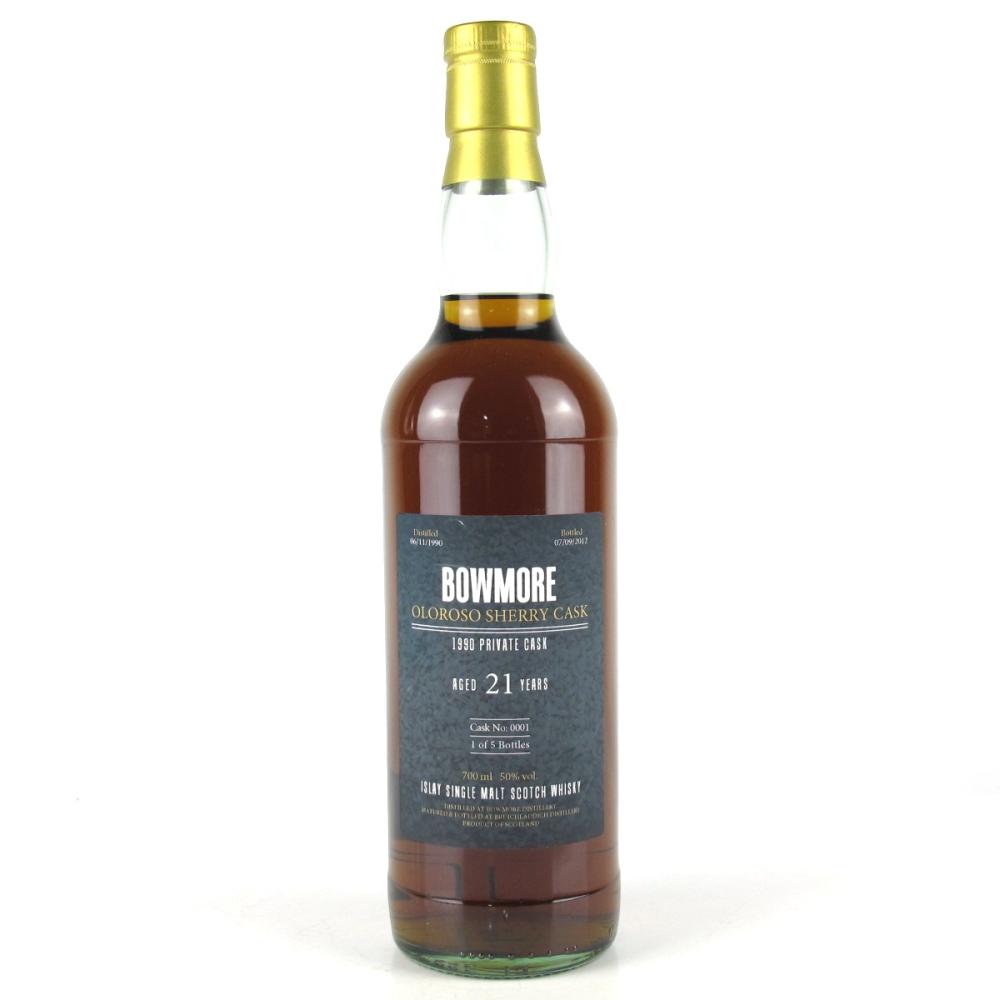 Bowmore 1990 Private Cask 21 Year Old / 1 of 5 Bottles