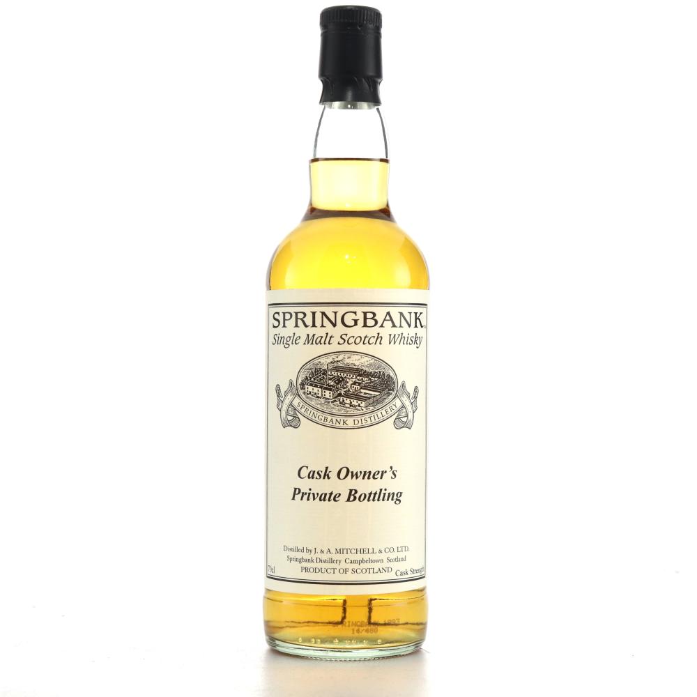 Springbank Private Cask Bottling