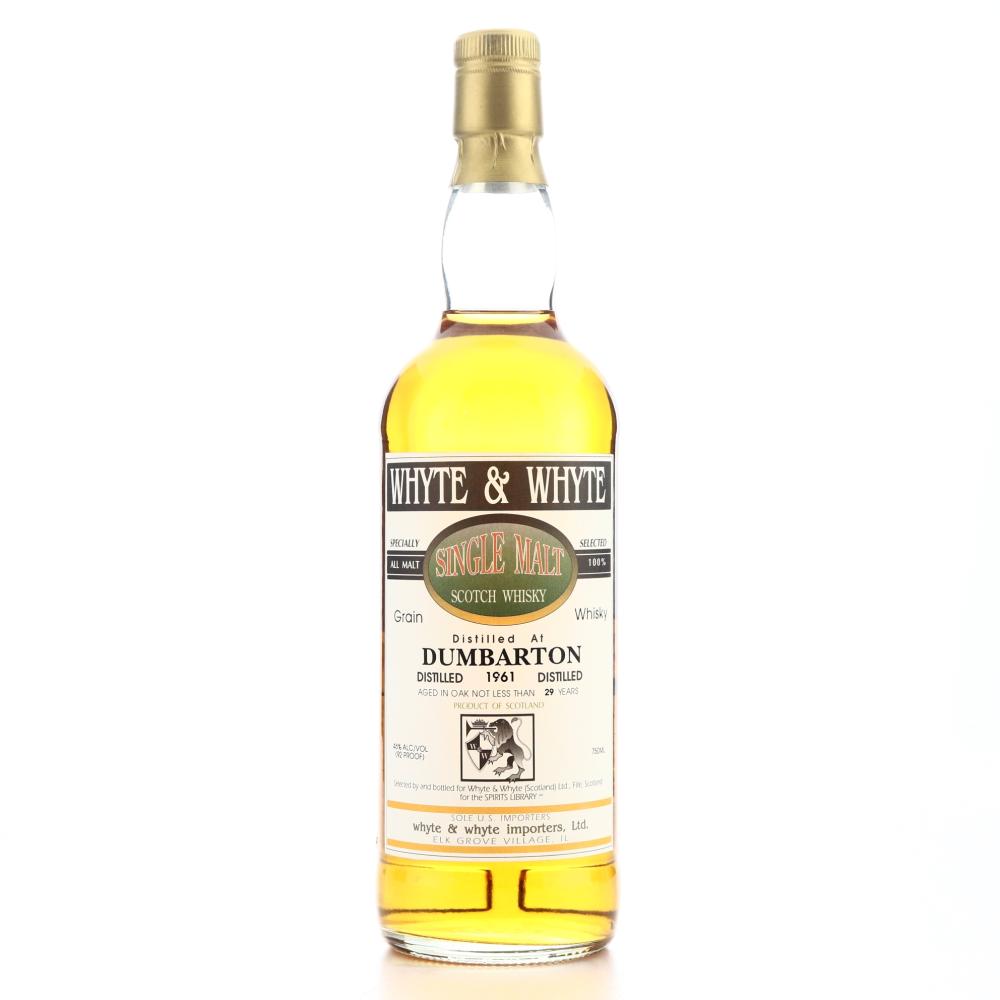 Dumbarton 1961 Whyte and Whyte 29 Year Old 75cl / Spirits Library