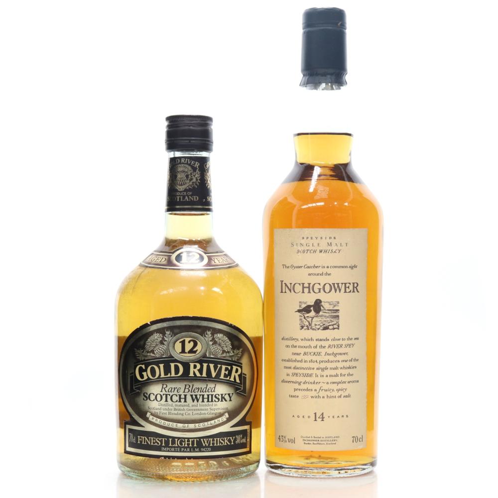 Gold River 12 Year Old Finest & Inchgower 14 Year Old Flora and Fauna 2 x 70cl