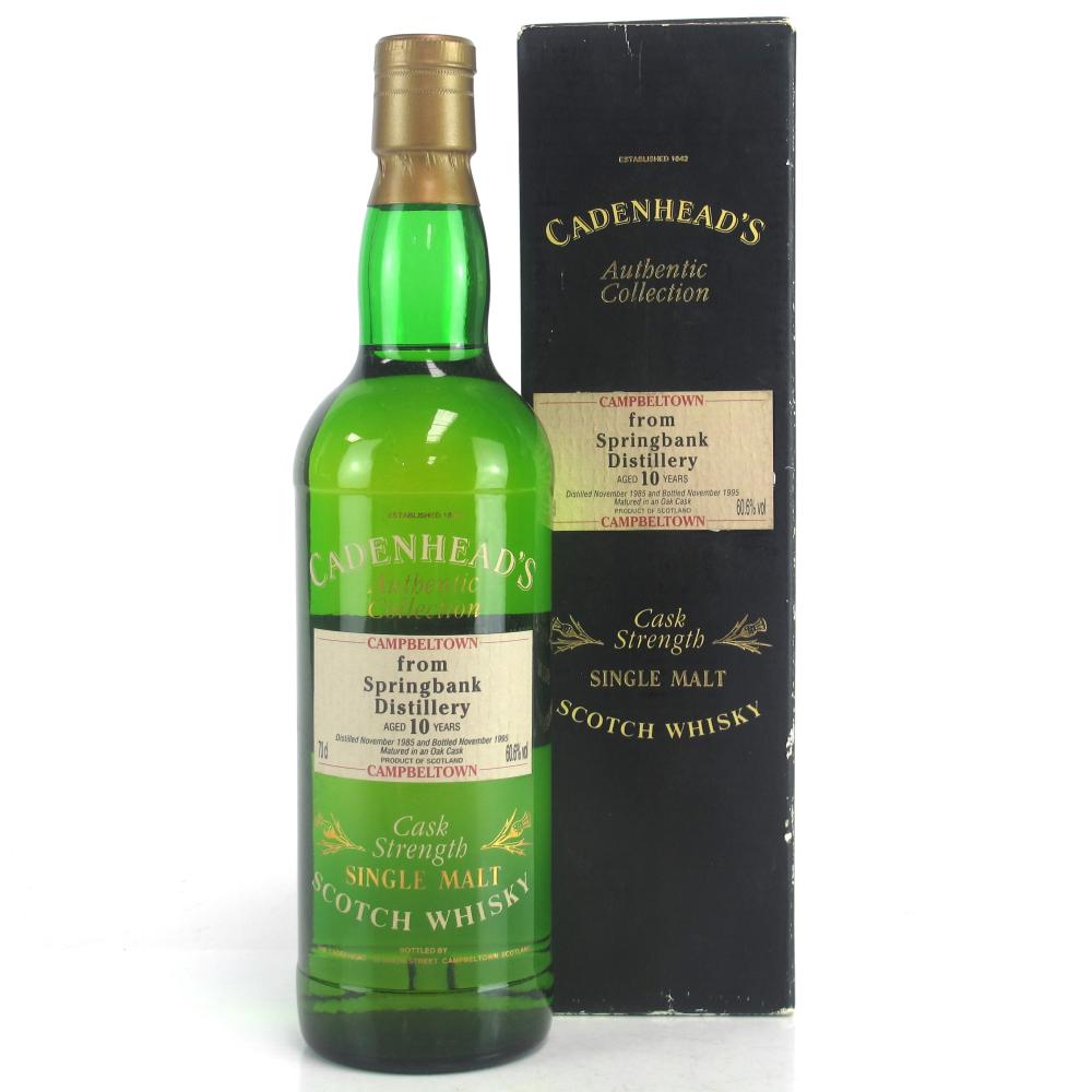 Springbank 1985 Cadenhead's 10 Year Old Cask Strength