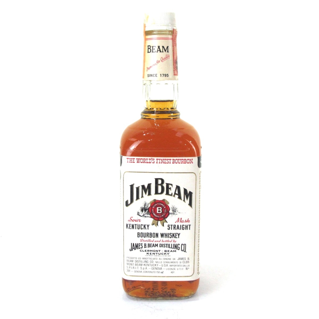 Jim Beam White Label 1980s