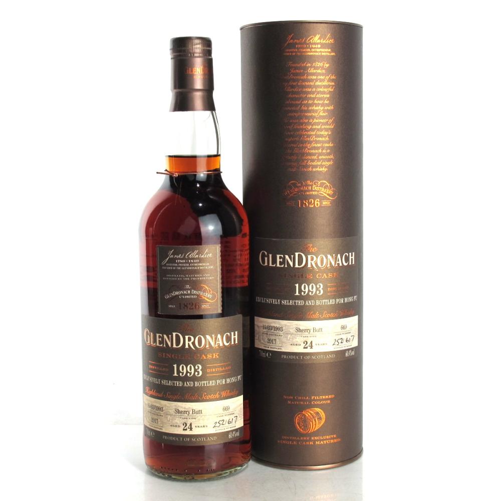Glendronach 1993 Single Cask 24 Year Old #669 / Hong Fu Exclusive