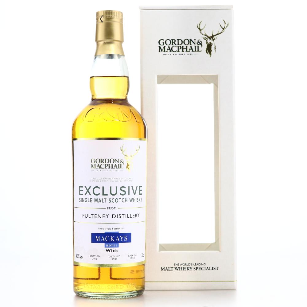 Old Pulteney 1984 Gordon and MacPhail Single Cask / Mackays Hotel