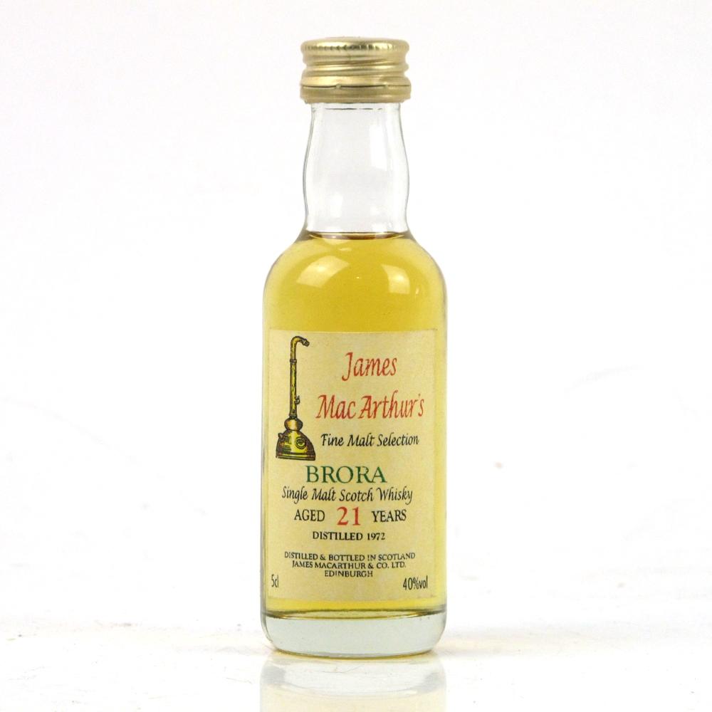 Brora 1972 James MacArthur's 21 Year Old Miniature 5cl