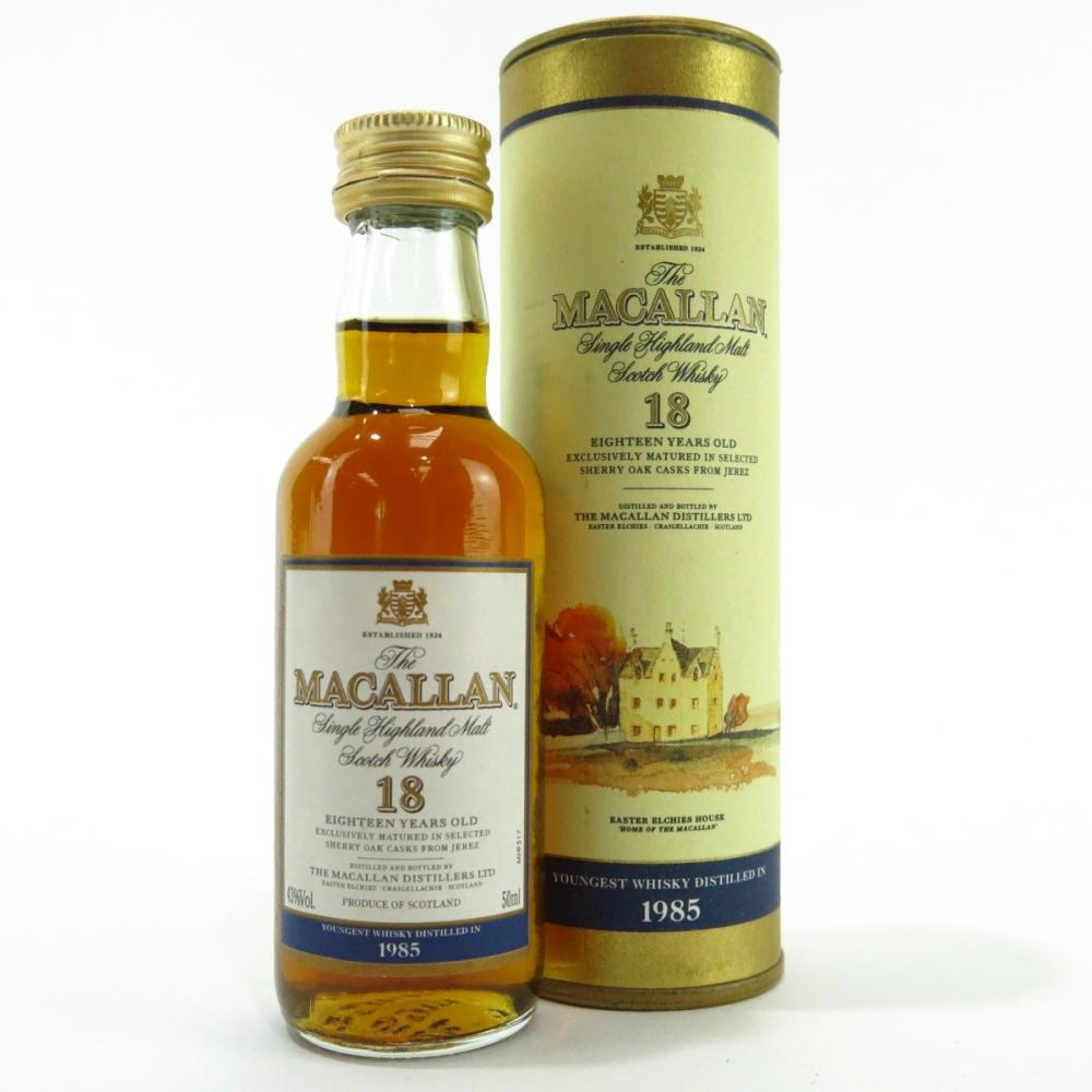 Macallan 18 Year Old 1985 Miniature 5cl