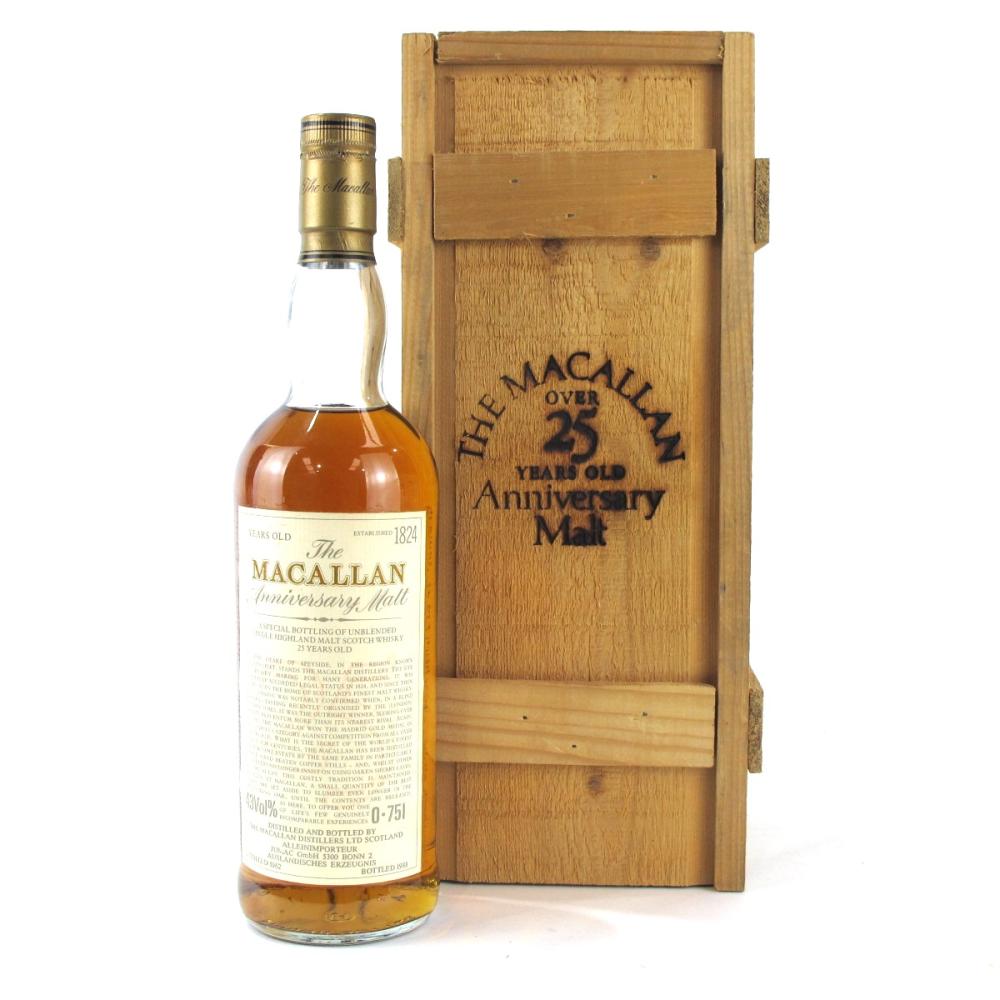 Macallan 1962 Anniversary Malt 25 Year Old / German Import