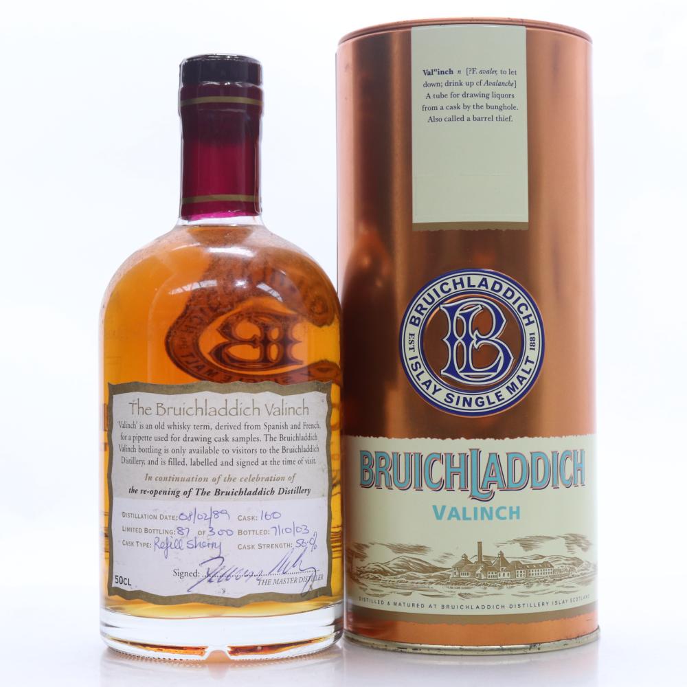 Bruichladdich 1989 Valinch Re-opening of the Bruichladdich Distillery