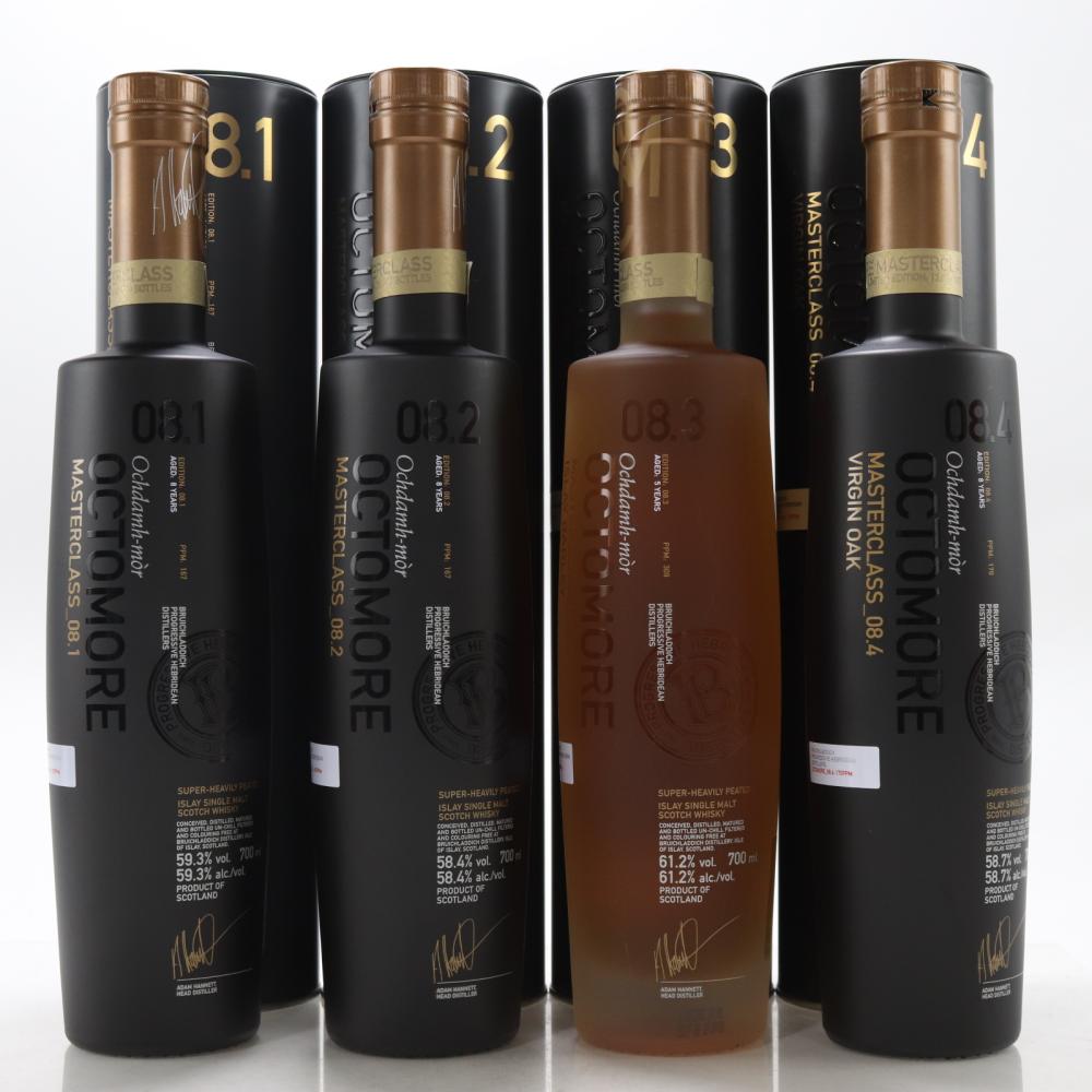 Octomore Masterclass 4 x 70cl / 8.1-8.4
