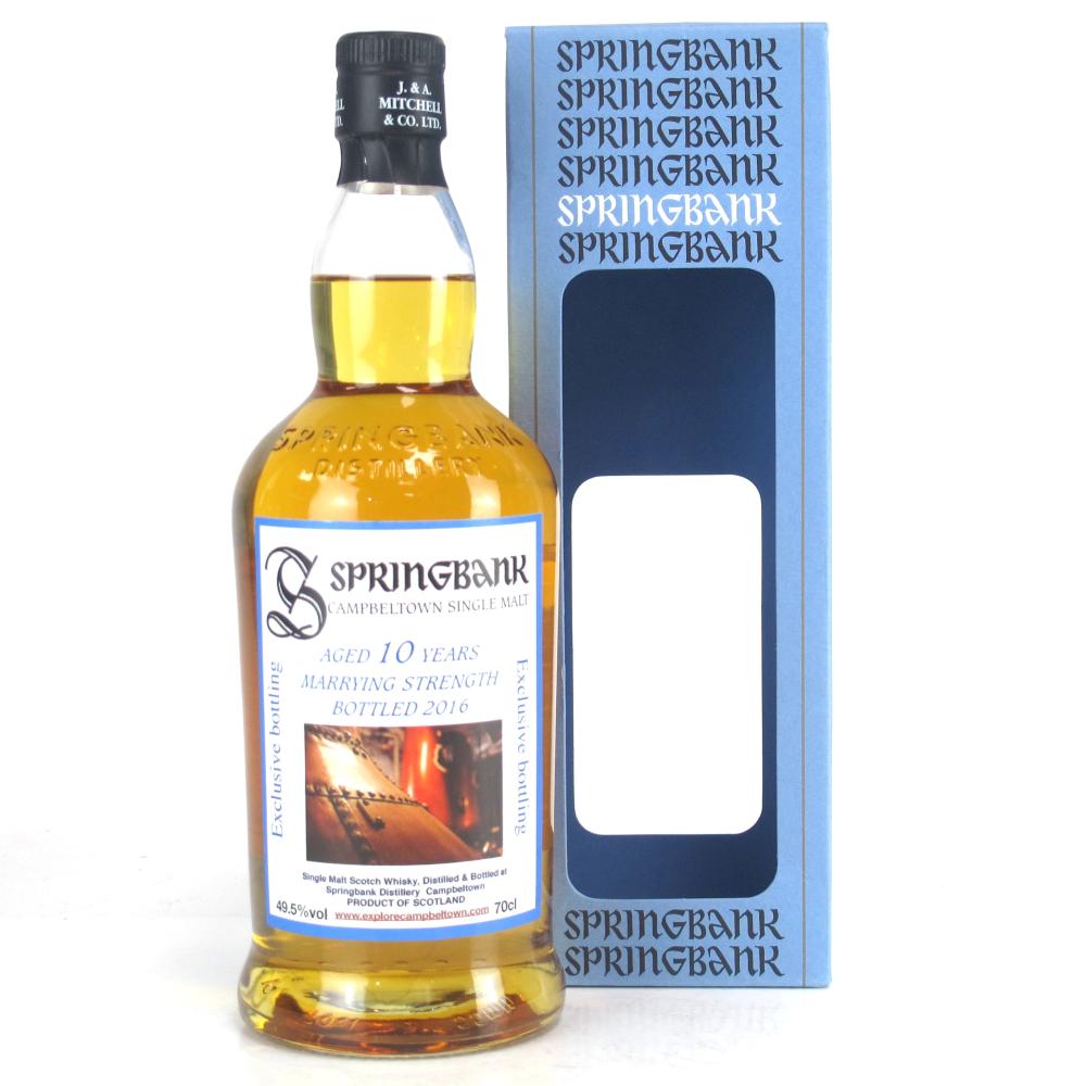 Springbank 10 Year Old Marrying Strength / Cadenhead Shop Exclusive