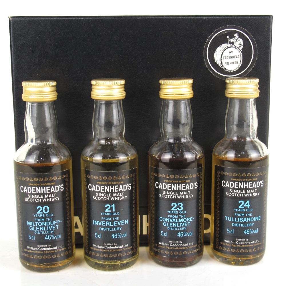 Cadenhead's Miniature Selection 4 x 5cl / Including Convalmore 23 Year Old